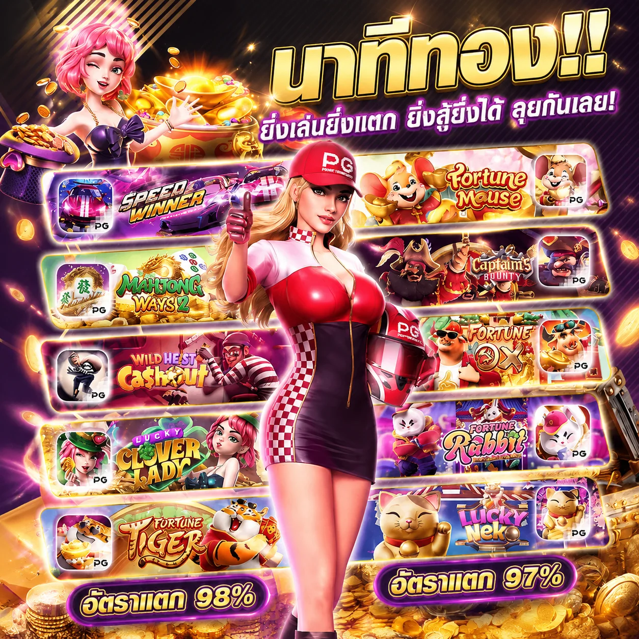 ทดลองเล่นสล็อต PG Slot ฟรีบน MIA88